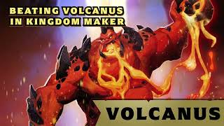 Beating Volcanus in Kingdom Maker [upl. by Eillah]