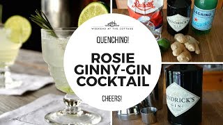 ROSIE GINNY GIN COCKTAIL recipe [upl. by Annaya]