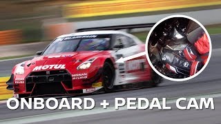 GTR NISMO GT3  BARCELONA PEDAL CAM  ONBOARD [upl. by Yoccm]