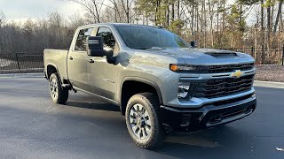 2024 Chevrolet Silverado 2500HD Custom Review And Features [upl. by Retrak]