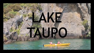 Lake Taupo  Maori Rock Carvings  New Zealand [upl. by Rosalba]