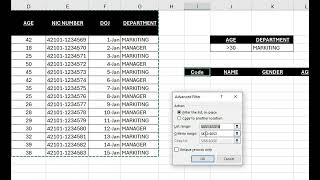 advanced filter excel multiple criteria lookup [upl. by Gaskill]