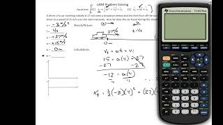 Problem Solving Process  Uniformly Accelerated Motion [upl. by Urias]