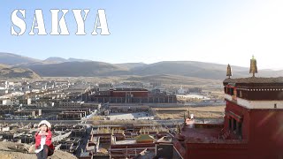 Sakya an ancient city in Tibet where 30000 residents living now [upl. by Acisse]