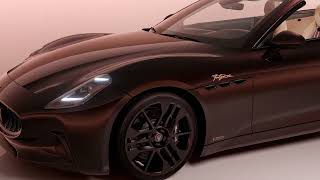 Maserati GranCabrio Folgore Tignanello the first 100 electric luxury convertible [upl. by Ahtrim]