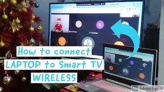 Connect Laptop to TV wireless without HDMI cable  CAST  MIRROR SCREEN  RRs KaARTihan [upl. by Eyeleen]