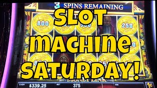 Slot Machine Saturday  Jackpots Free Spins amp More [upl. by Chavaree897]