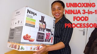 Unboxing my NINJA 3IN1 FOOD PROCESSOR BN800UK with AutoIQNinja blender [upl. by Gerhan]