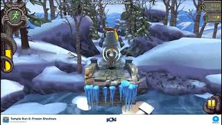 Playing TEMPLE RUN II FROZEN SHADOWS On Poki6102024 [upl. by Lehmann]