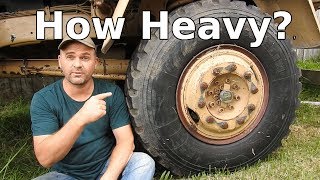 Unimog  tire change rotation [upl. by Threlkeld333]