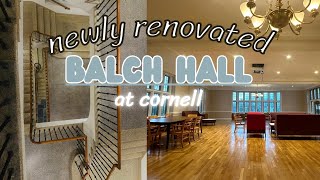 Inside the newly renovated Balch Hall  Building Tour Cornell University [upl. by Ecam]