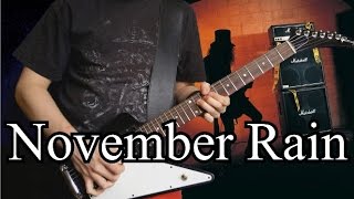 Guns N Roses  November Rain First and Second Solos Cover [upl. by Brackett]