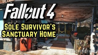 Fallout 4  Sole Survivors Sanctuary Home Mod [upl. by Aikram]