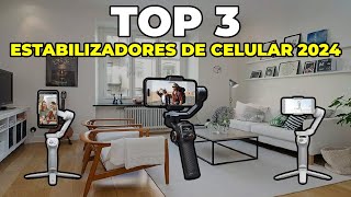 Top 3 Melhores Estabilizadores de Celular CustoBenefício de 2024 Qual o Melhor Gimbal [upl. by Tezzil]