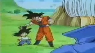 Goku conoce al pequeño Goku en el pasado [upl. by Nyrmak]