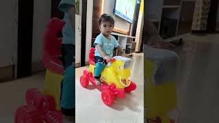 Lakri ki kathi kathi pe ghora reels cutebaby kidssong [upl. by Iormina729]