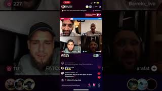 Engelsgesicht und Fatcomedy Streit bei Tiktok live mit Arafat und Barello [upl. by Sadowski]