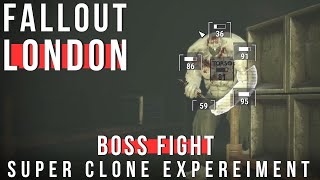 Fallout London  Super Clone Experminet Boss fight [upl. by Sekofski]