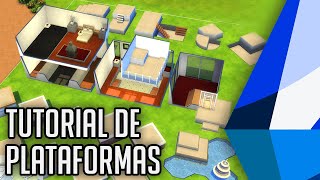 TUTORIAL COMPLETO DE PLATAFORMAS ⚒️🏠🏗️ Los Sims 4 Construcciones Trucos y Consejos [upl. by Anilemrac]