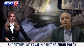 Shpërthimi në kanalin e ujit në Zubin Potok Kryetari Zeqiri akuzon grupet e mbështetura nga Serbia [upl. by Waly]