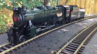 Gauge 1 Pennsylvania K4 Live steam [upl. by Ensoll]