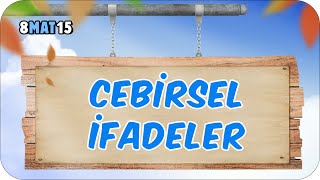 Cebirsel İfadeler 📘 tonguçCUP 2Sezon  8MAT15 2024LGS [upl. by Past]