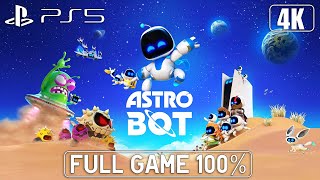 Astro Bot  Full Game 100 Longplay Walkthrough 4K 60FPS [upl. by Grous744]