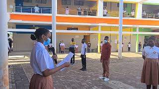 Woodrose International School Speech about Leadership by Destiny Monjane Grade 8 student [upl. by Ewan]