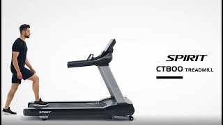 Premium Features at a Great Price with the CT800 Treadmill by Spirit Fitness [upl. by Hsejar149]