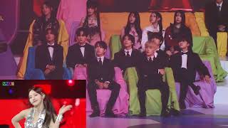 NCT DREAM  NEWJEANS REACTION TO KISS OF LIFE  BAD NEWS  MMA 2023 [upl. by Anilatsyrc]