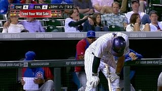 CHCCOL Arenado fouls ball off leg leaves game [upl. by Alfonse755]