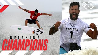 Mens Surfing Italo Ferreira 🇧🇷 🏆  Reigning Champions [upl. by Oramug970]