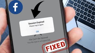 how to fix facebook session expired 2024  facebook session expired problem [upl. by Ullund772]