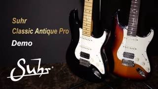 MusicForce Suhr Classic Antique Pro SSH  Demo [upl. by Nylhtac]