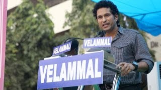 Sachin Tendulkars Inspiring Speech in Velammal School  Official HD [upl. by Murial208]