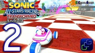 Sonic All Star Racing Transformed Android Walkthrough  Part 2  World Tour Sunshine Coast [upl. by Tugman763]