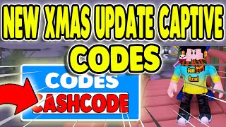 NEW CHRISTMAS CODE SECRET CODES IN CAPTIVE ROBLOX [upl. by Joiner206]