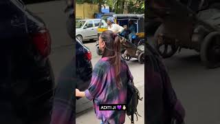 Aditi Rao Hydari Spotted in Bandra Style and Elegance in the City aditiraohydari exclusive shor [upl. by Anastasie]