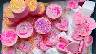 Pinky Reforms amp Fluffy BSN Chunks 🩷💛🧡 Gym Chalk ASMR [upl. by Ahsenak371]