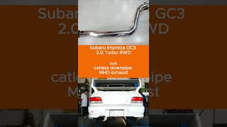 Subaru Impreza GC3 ผลงานการติดตั้ง  ท่อแทนแคต  MHD downpipe [upl. by Reste149]