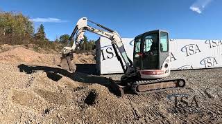 42377  Bobcat 430 ZHS Mini Excavator Will Be Sold At Auction [upl. by Jabon934]