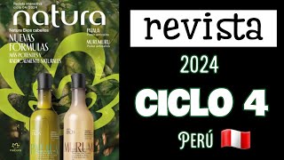 Catálogo ciclo 4 🧡 Natura  revista C04 🧡  Perú 2024 🇵🇪 [upl. by Melbourne]