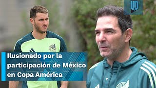 Ilusionado Duilio Davino por la participación de la Selección Mexicana en Copa América [upl. by Elacim]