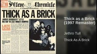 JETHRO TULL  THICK AS A BRICK Pt1amp2  FULL ALBUM HD [upl. by Phemia]