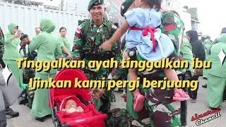 LAGU TNI  TINGGALKAN AYAH TINGGALKAN IBU  LIRIK laguviral tniad lagu 2024shorts tni [upl. by Snebur276]