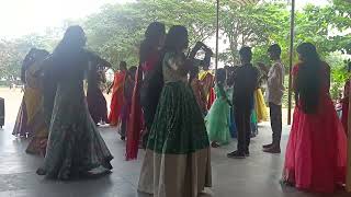 ZPHS Rudraram Bathukamma celebrations 20243 [upl. by Niletak]