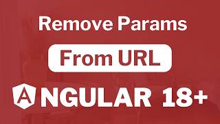 How to remove query params from url in Angular 18 [upl. by Nylrad]