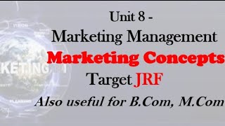 Marketing concepts Marketing Management Nta ugc net  in hindi [upl. by Grigson]