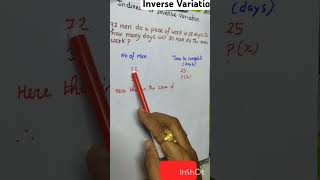 Inverse Variation word problem [upl. by Nalaf749]