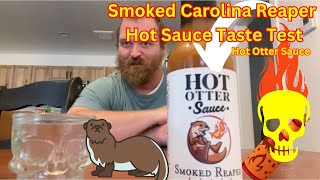 Smoked Carolina Reaper Hot Sauce Taste Test [upl. by Wyon]